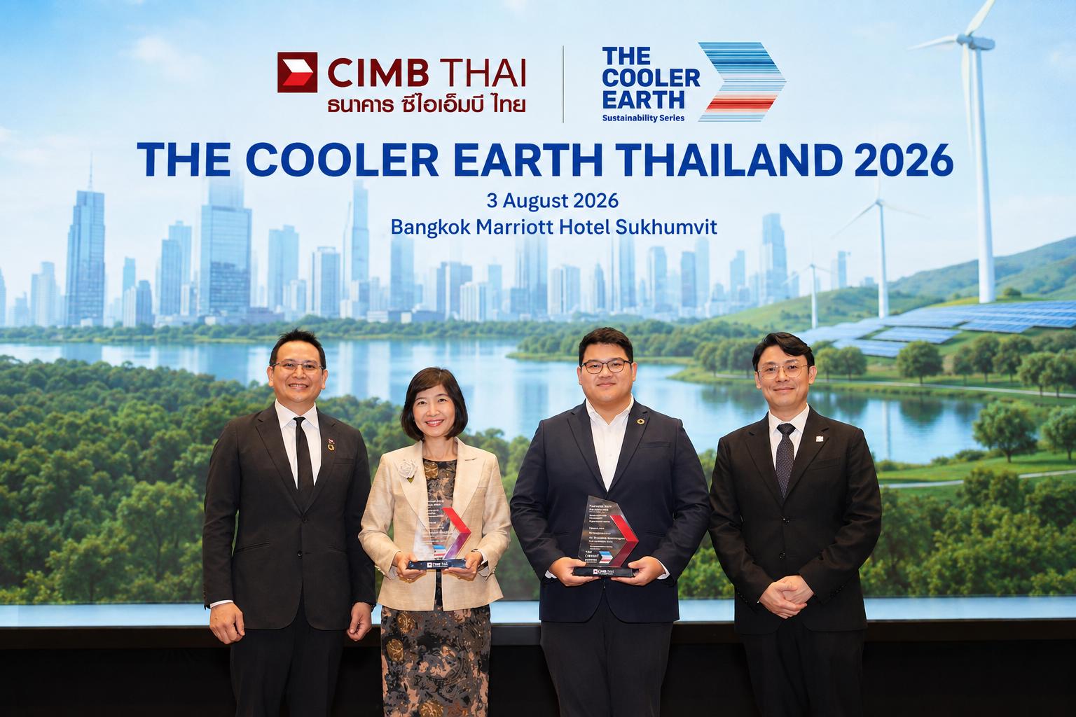 ธนาคาร ซีไอเอ็มบี ไทย เปิดตัวเครื่องมือ วางแผนการเปลี่ยนผ่านด้านสภาพภูมิอากาศ