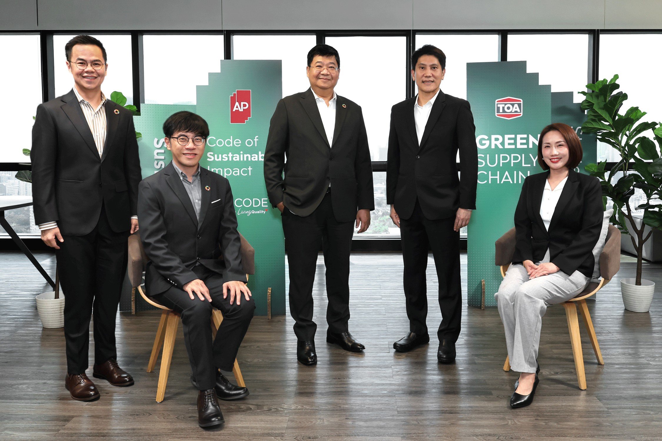 AP x TOA สองผู้นำพันธมิตรอสังหาฯ ประกาศความร่วมมือ Green Supply Chain ยกระดับมาตรฐานการก่อสร้าง ส่งมอบ Living Quality