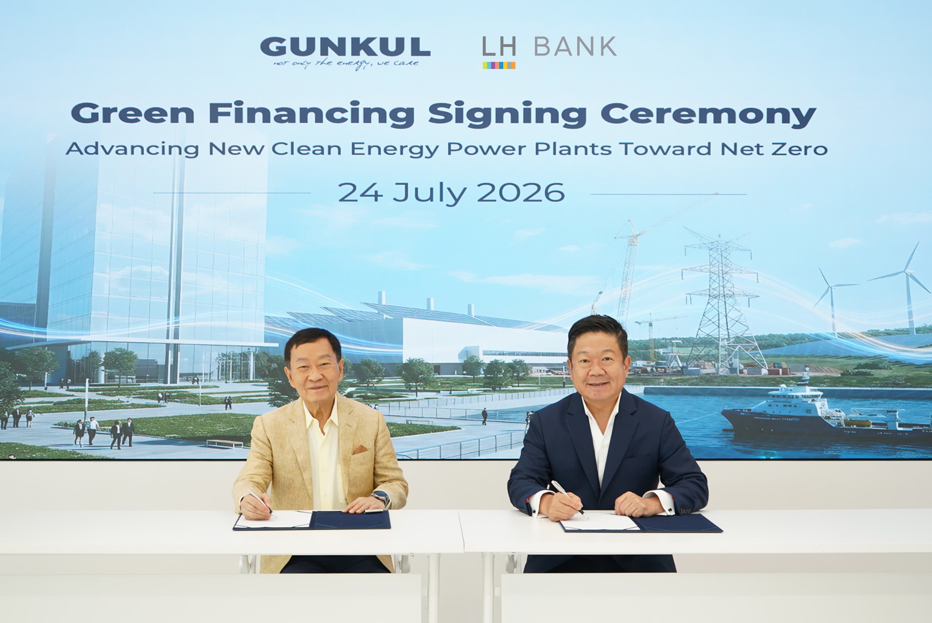 GUNKUL – LH Bank ลงนามสัญญาสินเชื่อสีเขียว 1,000 ล้านบาท เดินหน้าลงทุนโรงไฟฟ้าพลังงานสะอาด