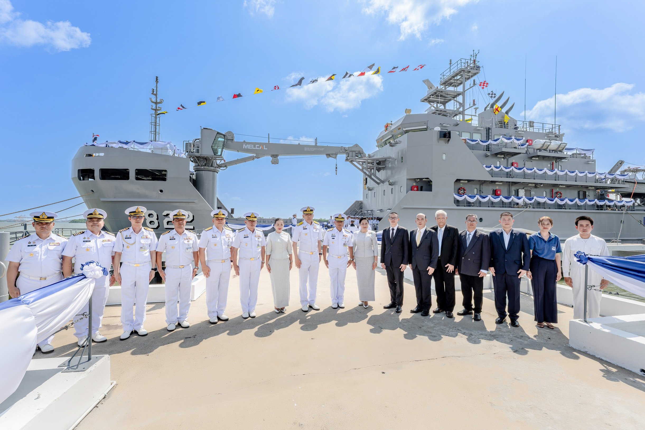 “ASIMAR” โชว์ศักยภาพอู่เรือไทย ส่งมอบ “เรือหลวงสุริยะ” ยกระดับกองทัพเรือสู่มาตรฐานโลก