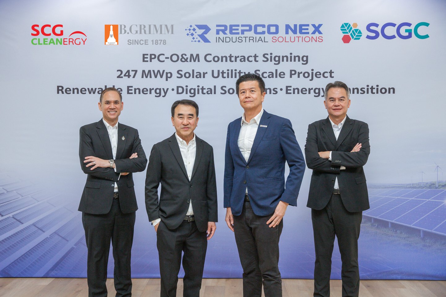 DRS by REPCO NEX ใน SCGC จับมือยักษ์ใหญ่วงการพลังงานสะอาด  B.Grimm Power และ SCG Cleanergy