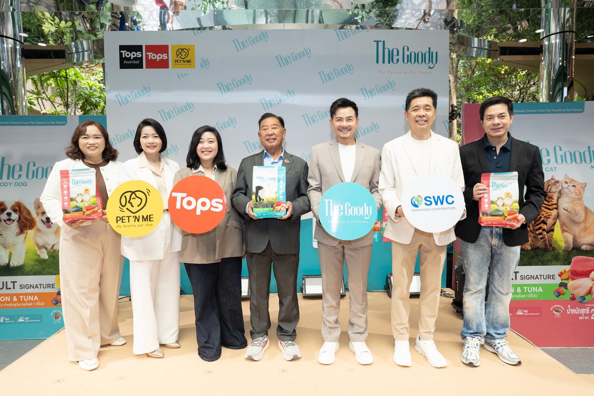 SWC ผนึกกำลัง เซ็นทรัล ฟู้ด รีเทล เปิดตัว ‘The Goody’ ที่ท็อปส์ พร้อมรุกตลาด Premium Pet Food & Pet Grooming ทั่วประเทศ