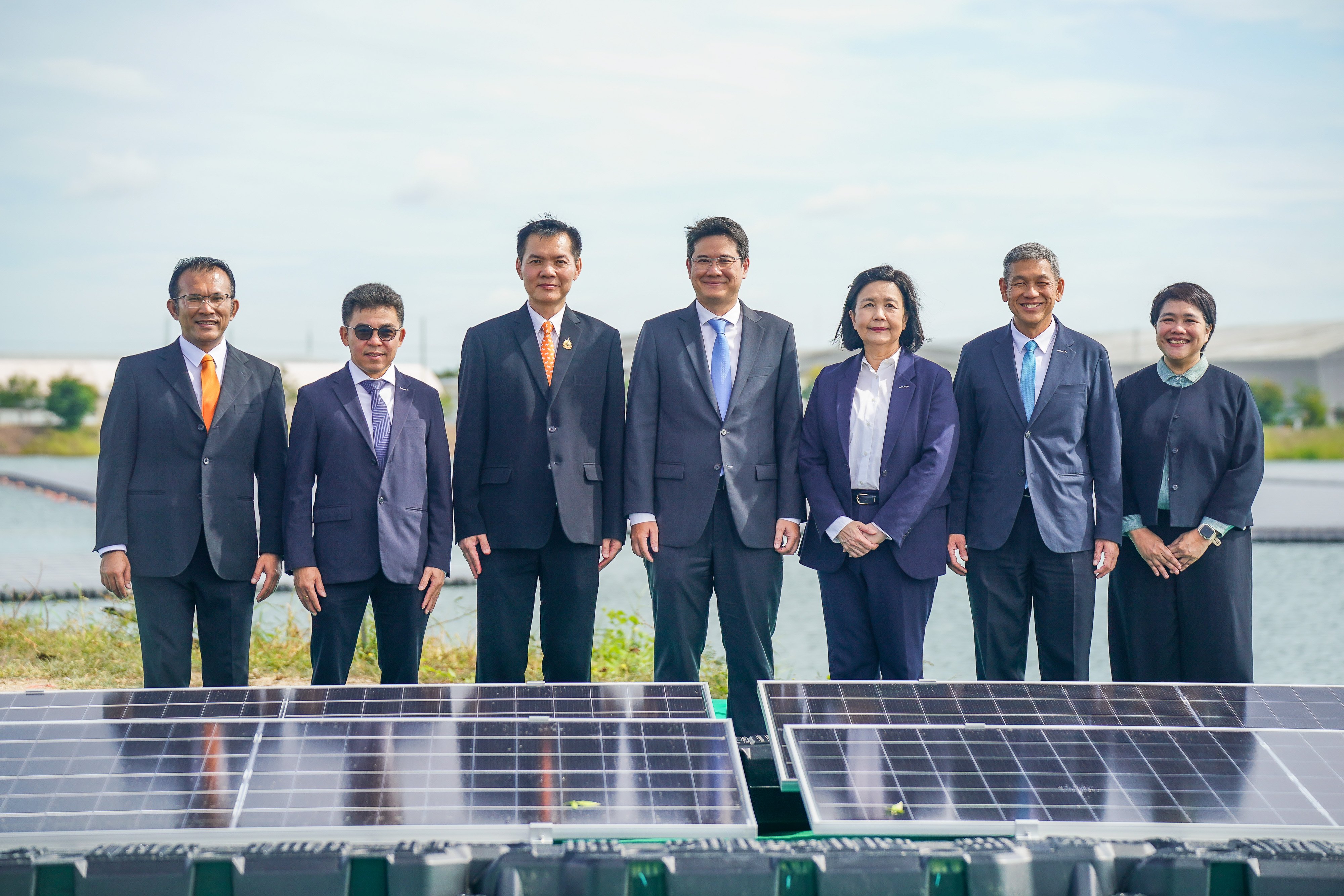 AMATA-BGRIM ผนึกกำลังลงทุน 1,200 ล้านบาท  เดินหน้าโครงการโซลาร์ลอยน้ำขนาด 42.5 MWp