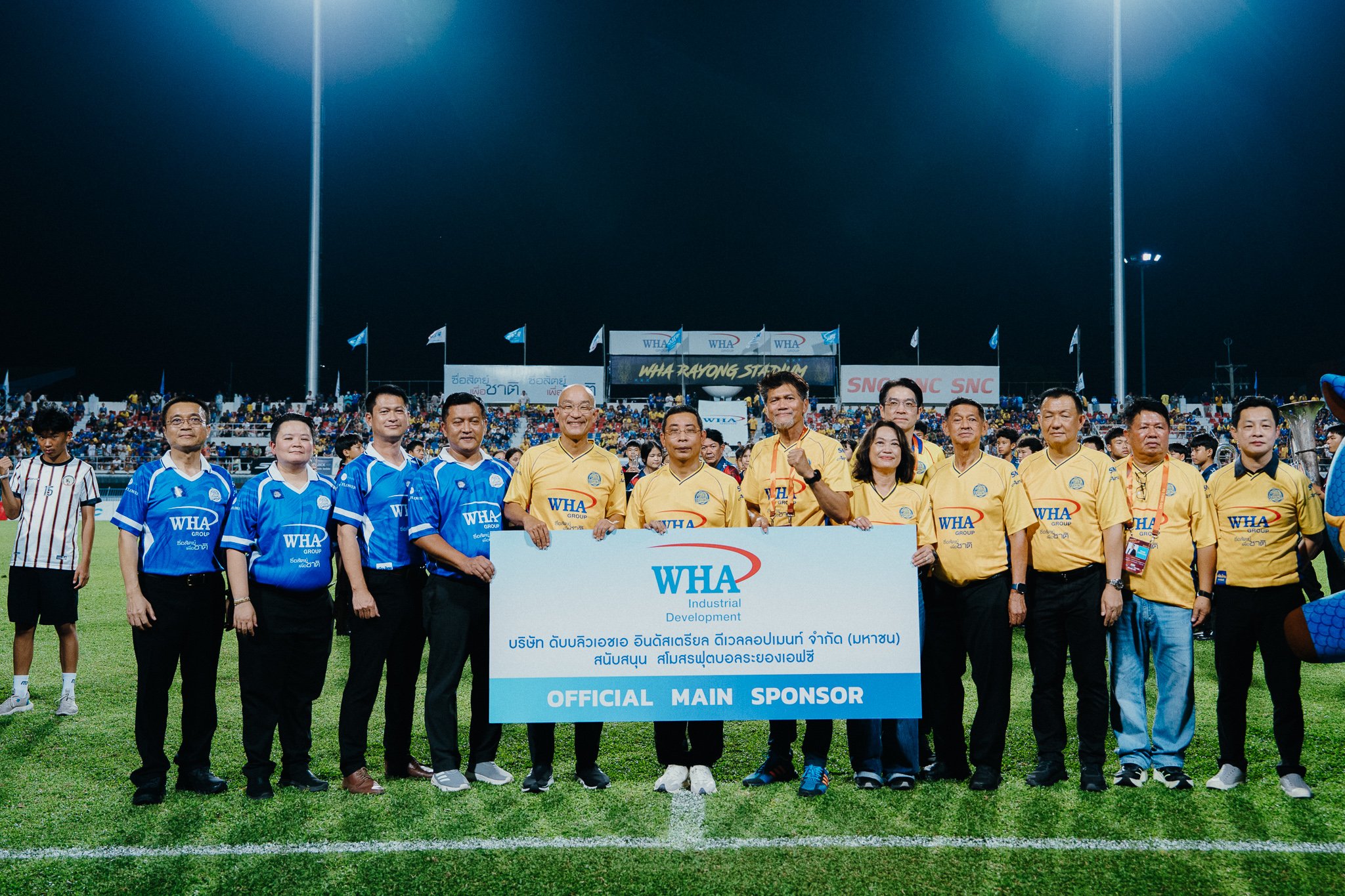 WHA Group ตอกย้ำแนวคิด “SHAPE THE FUTURE FOR THAILAND” สนับสนุน “ระยอง เอฟซี” ต่อเนื่อง