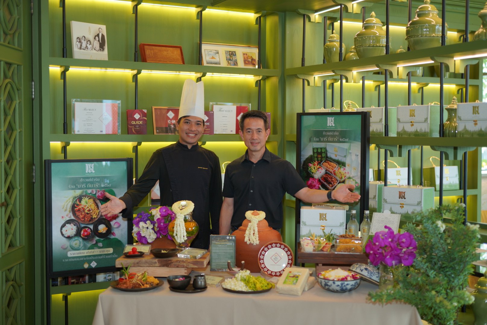 “ไซมิส แอสเสท” เปิดตำรับ “ข้าวแช่ชาววัง 8 เครื่องเคียง” ที่ร้าน “มารี กีมาร์”