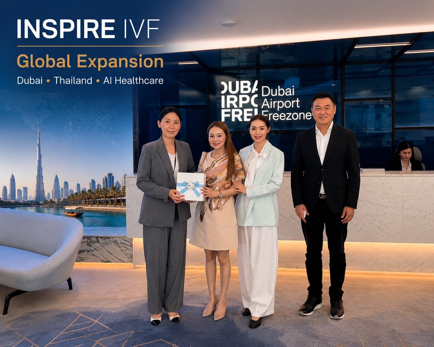 IVF กางแผน JUMP+ ปั้น Global Fertility Platform  ปักหมุดดูไบเชื่อมผู้ป่วยข้ามทวีป ดันไทยสู่ฮับ Medical Tourism โลก