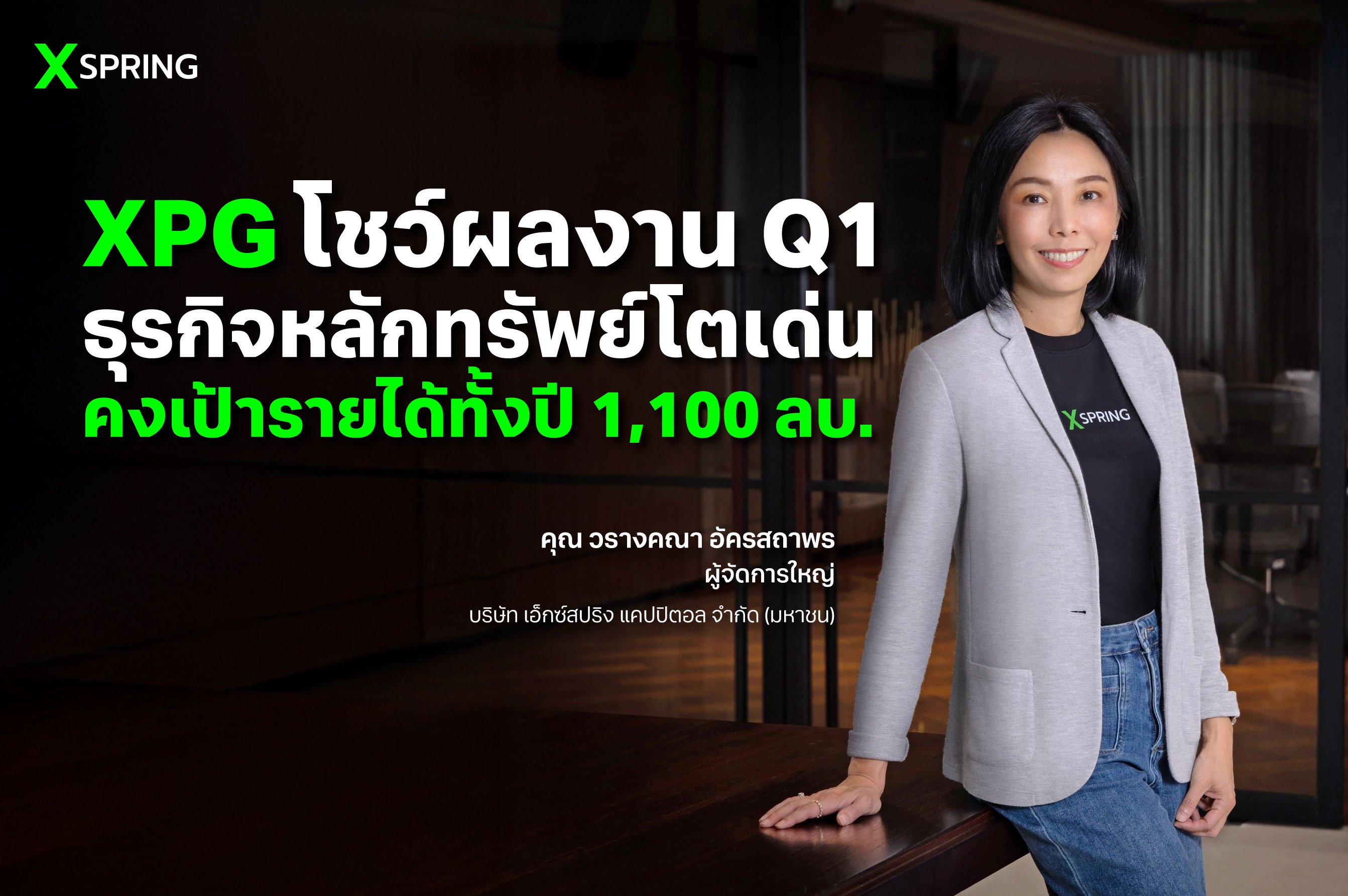XPG รับรู้ส่วนแบ่ง KTX หนุนกำไร Q1 กว่า 50 ลบ. คงเป้ารายได้ทั้งปี 1,100 ลบ. ชูกลยุทธ์เน้นค่าธรรมเนียมทั้งจาก บลจ. ICO รับเทรนด์ออกโทเคนยังเติบโต