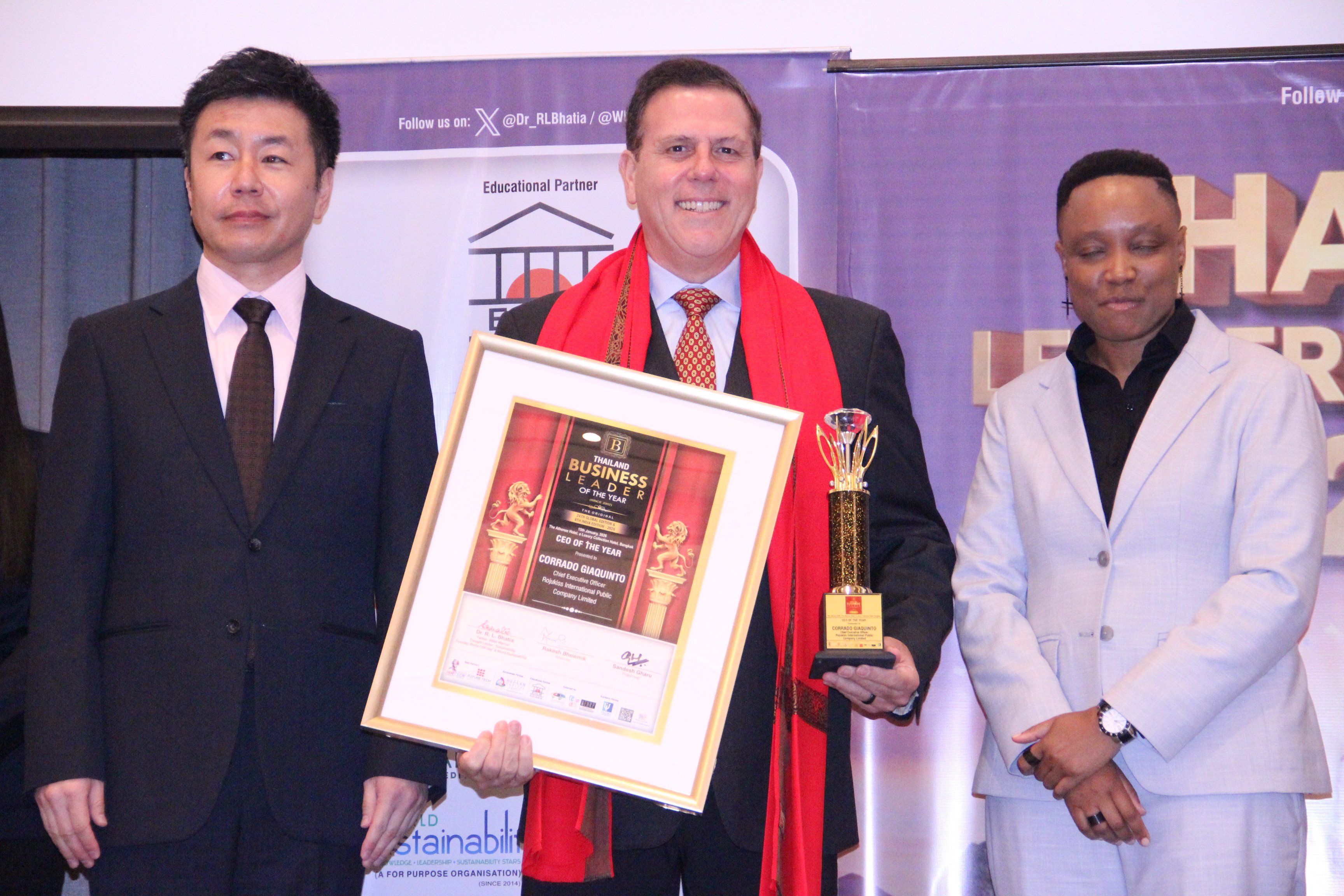 KISS คว้ารางวัล CEO of the Year จากเวที THAILAND BUSINESS LEADER OF THE YEAR