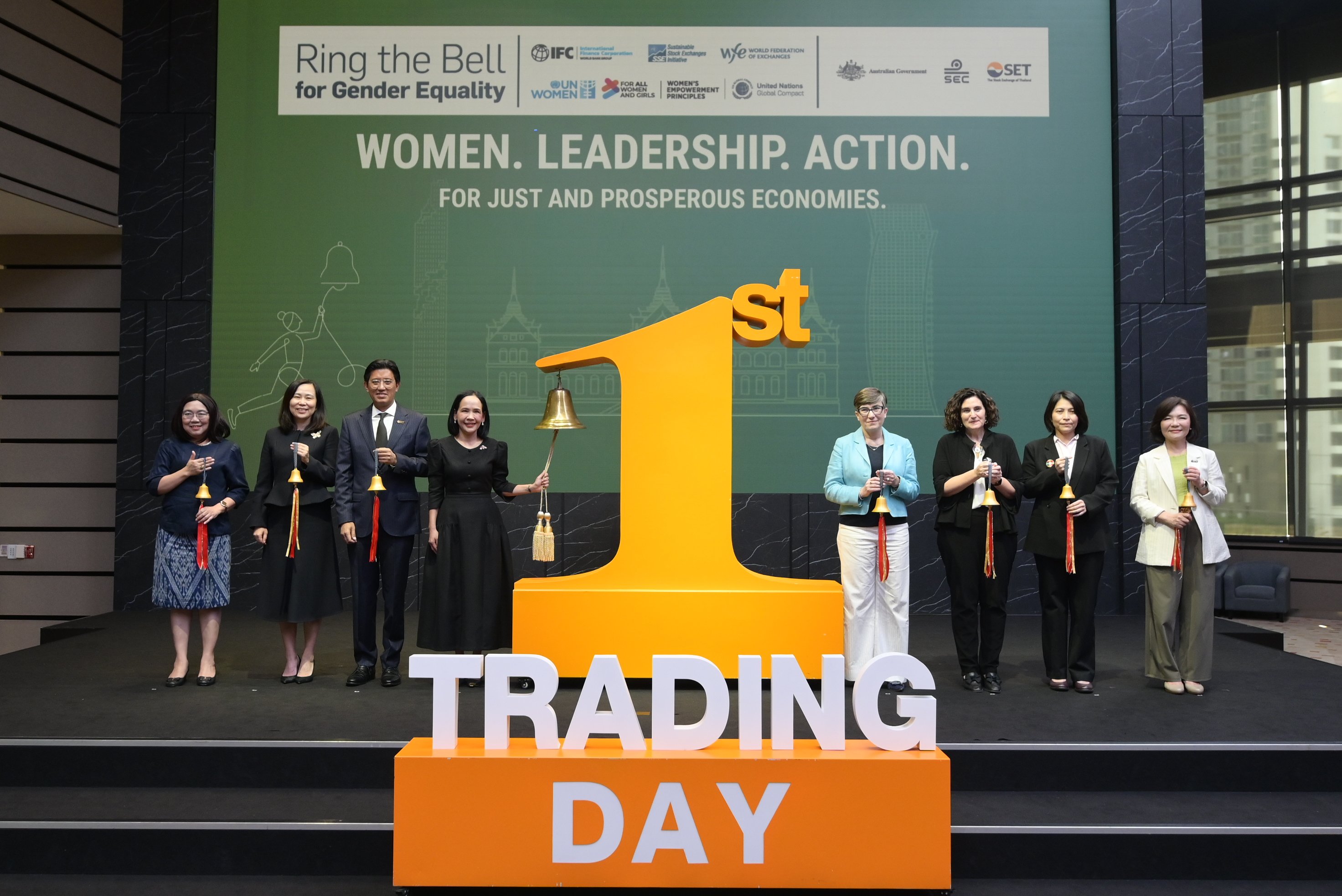 ตลาดหลักทรัพย์ฯ ร่วมกับ ก.ล.ต. จัดกิจกรรม "Ring the Bell for Gender Equality 2026"