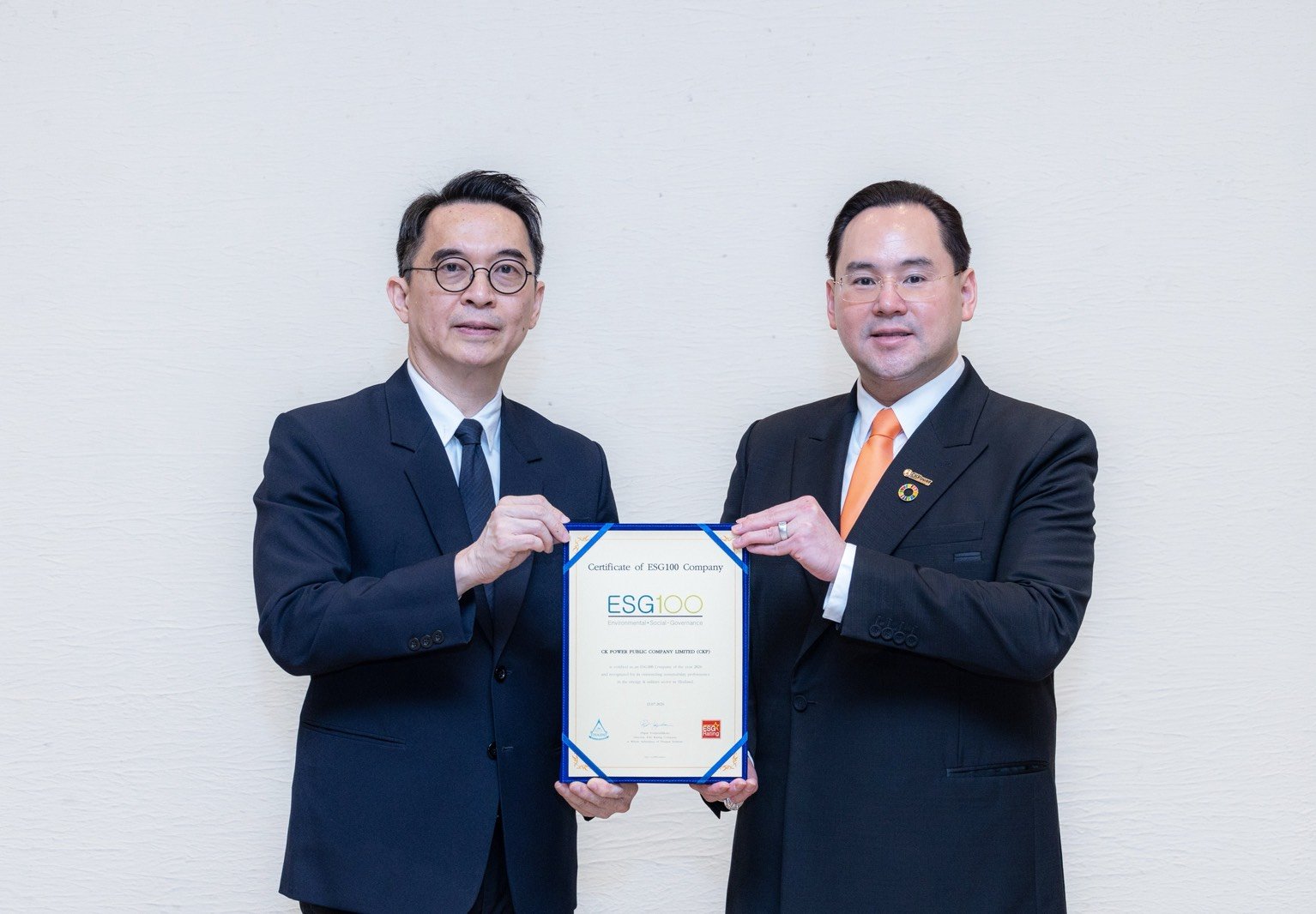 CKP ติดทำเนียบหุ้น ESG100 ต่อเนื่องเป็นปีที่ 5
