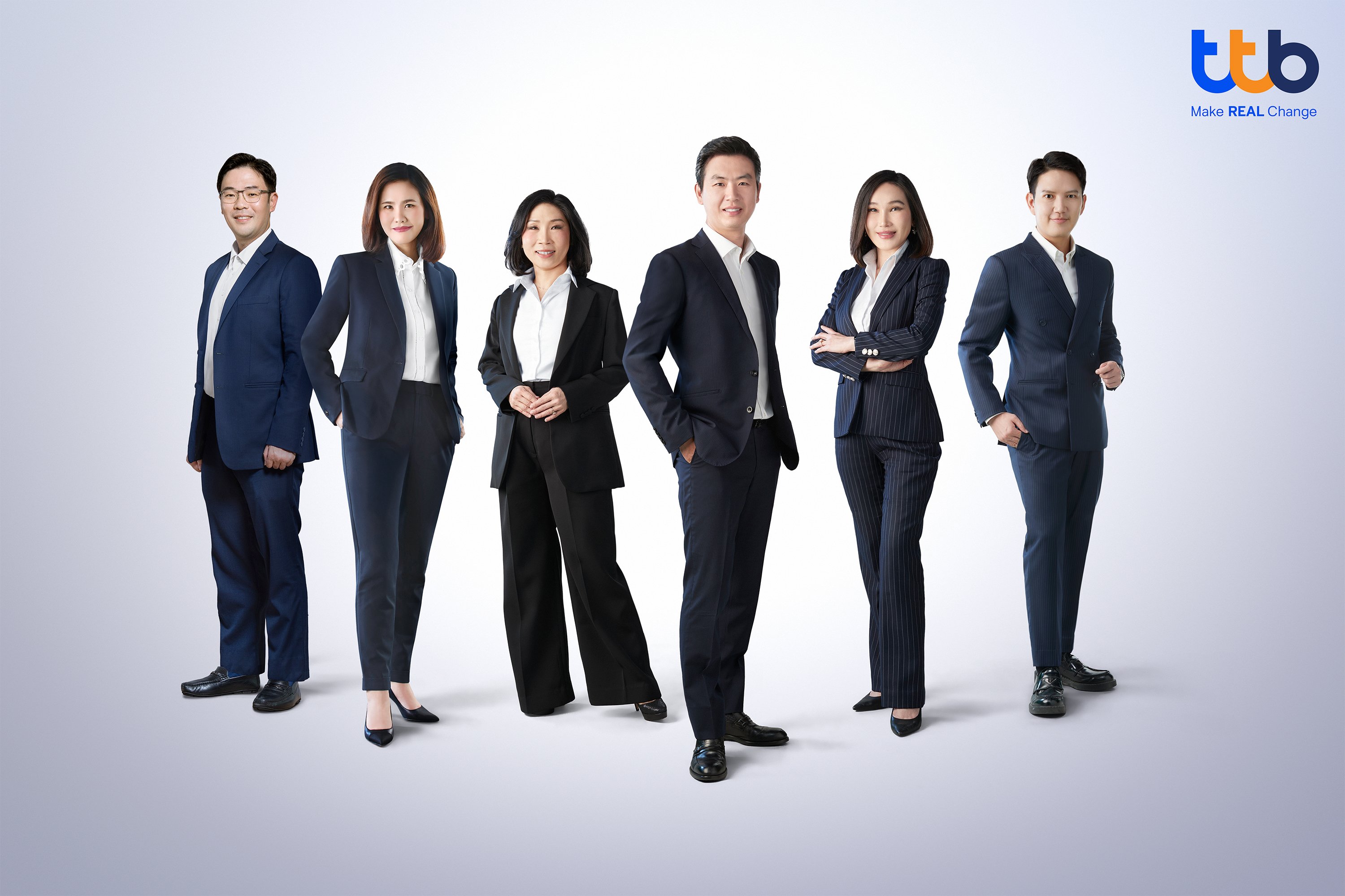 ทีทีบี ปรับทัพครั้งเปิดตัว 6 ผู้บริหารรุ่นใหม่ ตอบโจทย์ทั้งลูกค้าบุคคลและลูกค้าธุรกิจ