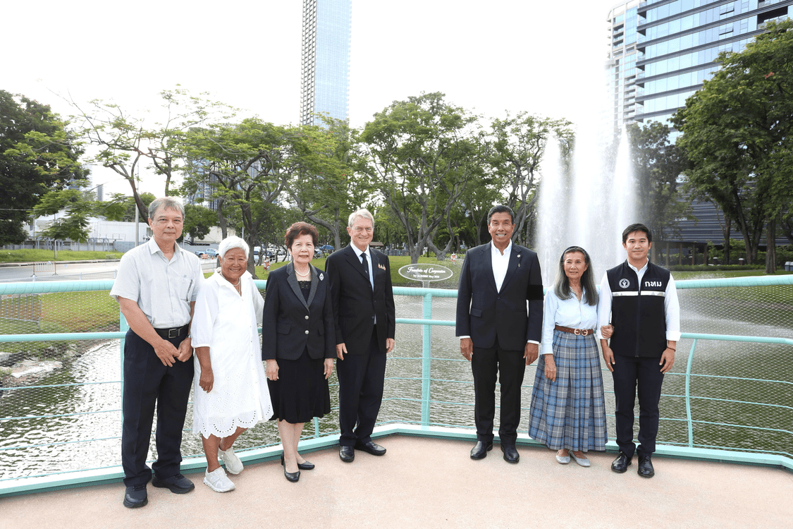 บี.กริม ส่งมอบ “Fountain of Compassion” กลางสวนลุมพินี ปั้นจุดเช็คอินแห่งใหม่ใจกลางเมือง