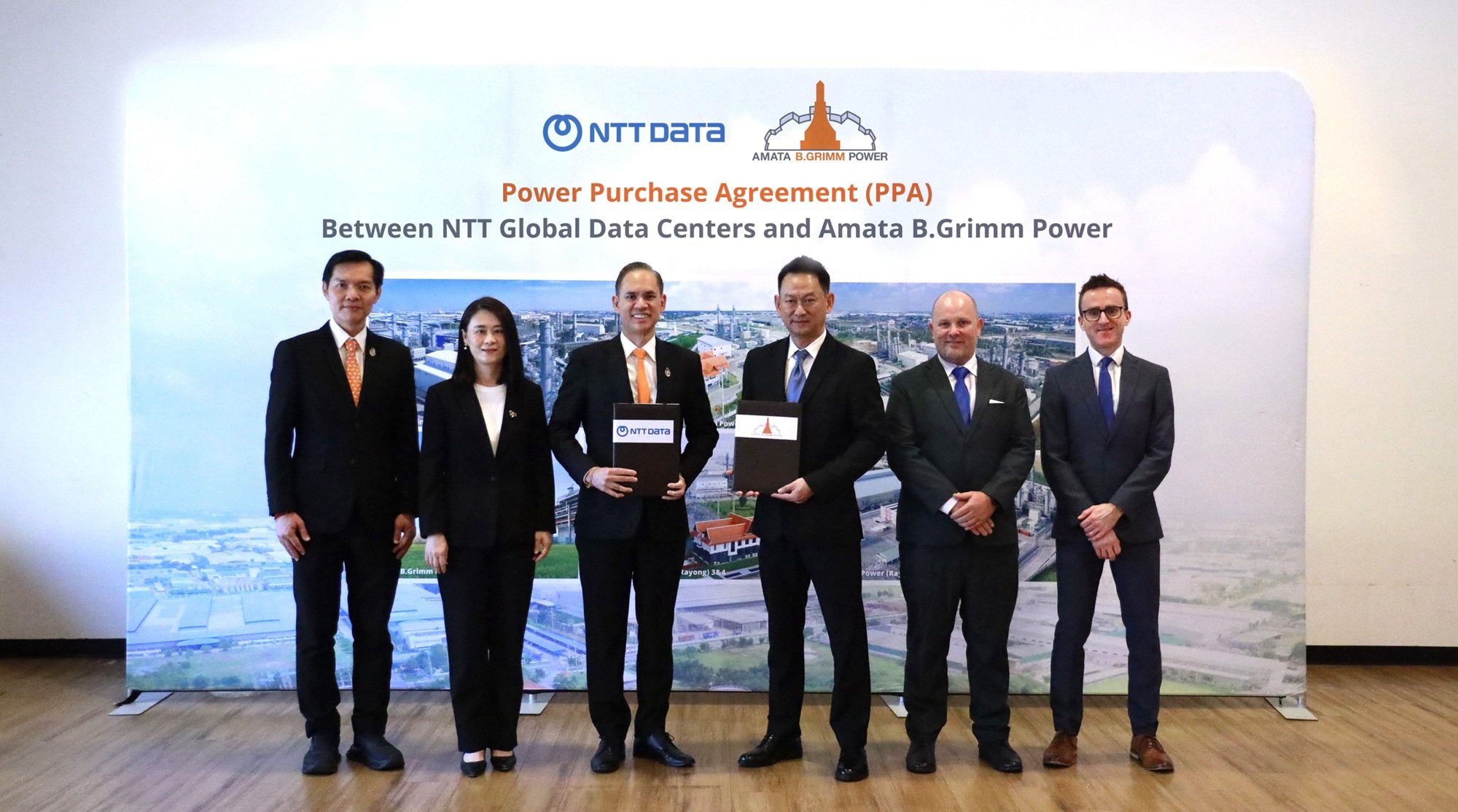 บี.กริม เพาเวอร์ ผนึกกำลัง NTT Global Data Centers ญี่ปุ่น ลงนามสัญญาซื้อขายไฟฟ้า ขนาด 100 เมกะวัตต์