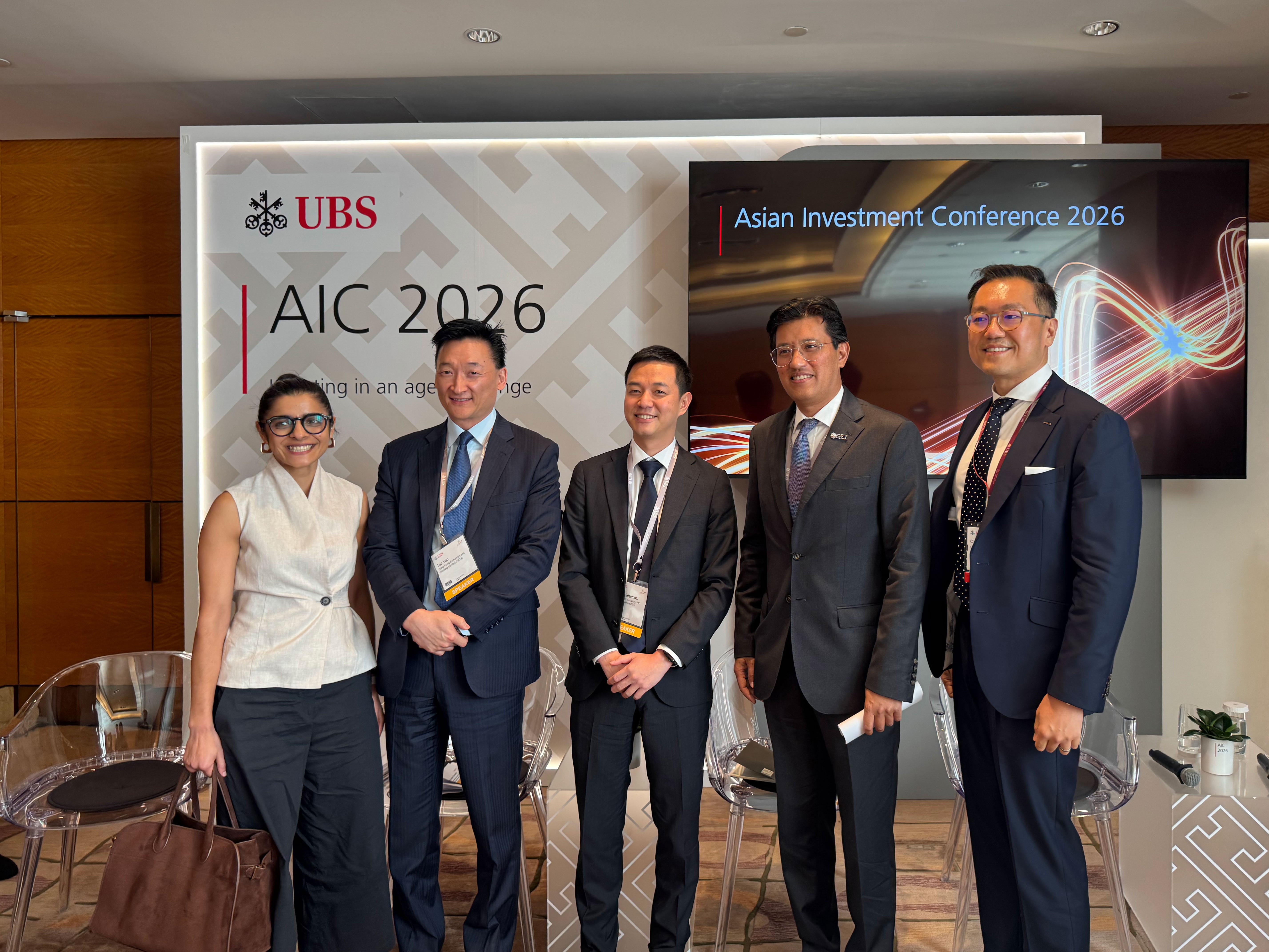 ตลาดหลักทรัพย์ฯ ชูศักยภาพตลาดทุนไทยในฮ่องกง บนเวที UBS Asian Investment Conference 2026