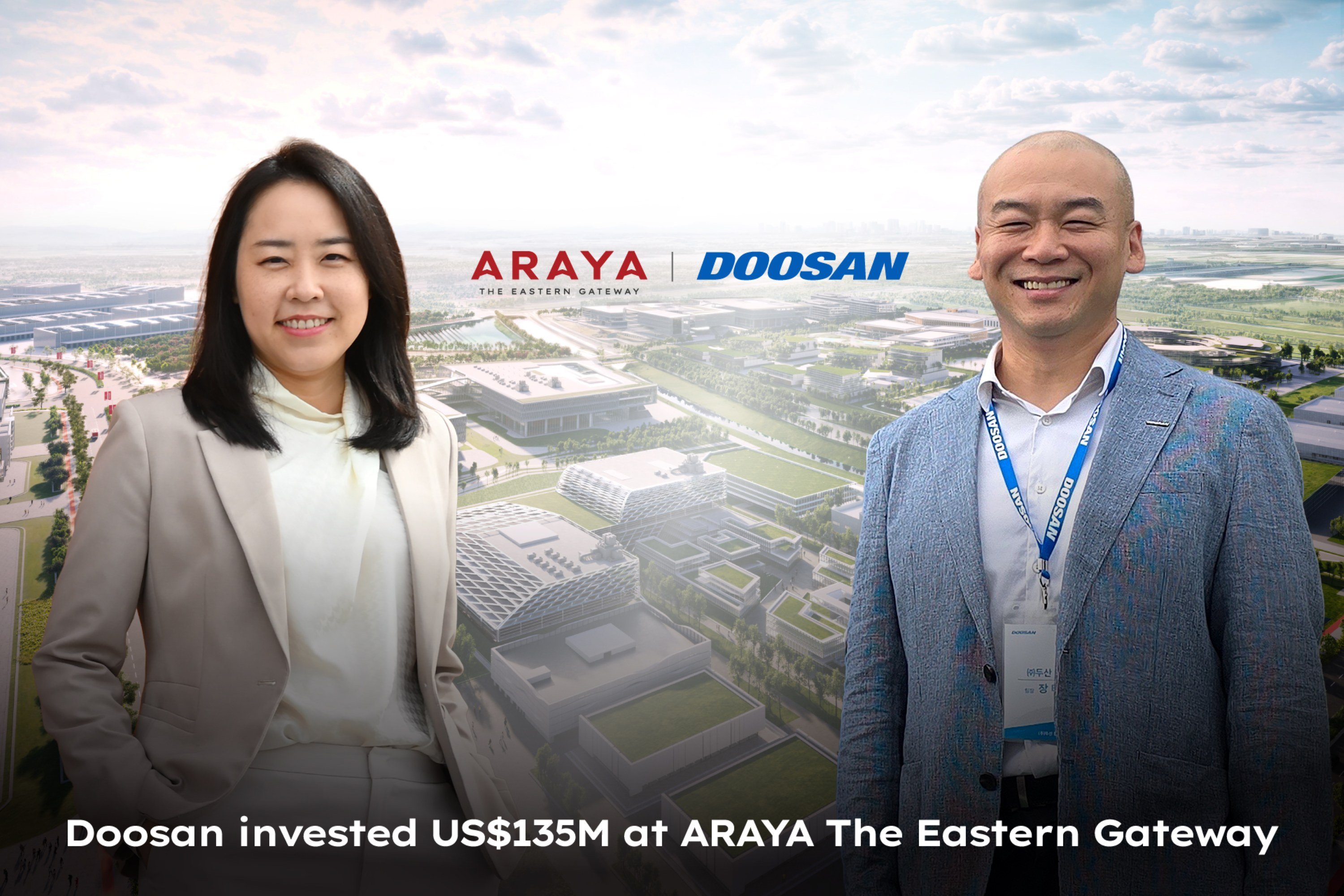 ARAYA – The Eastern Gateway ดึง Doosan ตั้งฐานการผลิตชิ้นส่วนสำคัญแผงวงจรอิเล็กทรอนิกส์