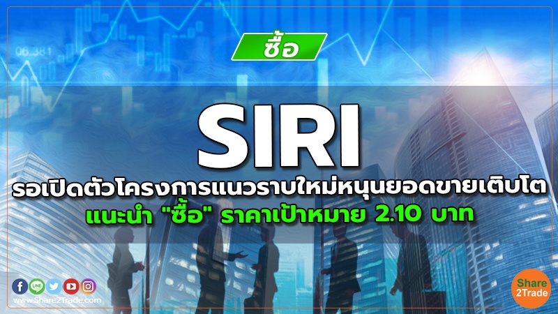 reserch SIRI รอเปิดตัวโครงการแนวราบใหม่หนุนยอดขา.jpg